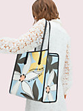 cleo wade x kate spade new york floral tote, , s7productThumbnail
