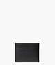 Jack Spade Pebbled Leather Six Cardholder, Black, ProductTile