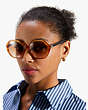 Waverly Sunglasses, Brown Horn, Product