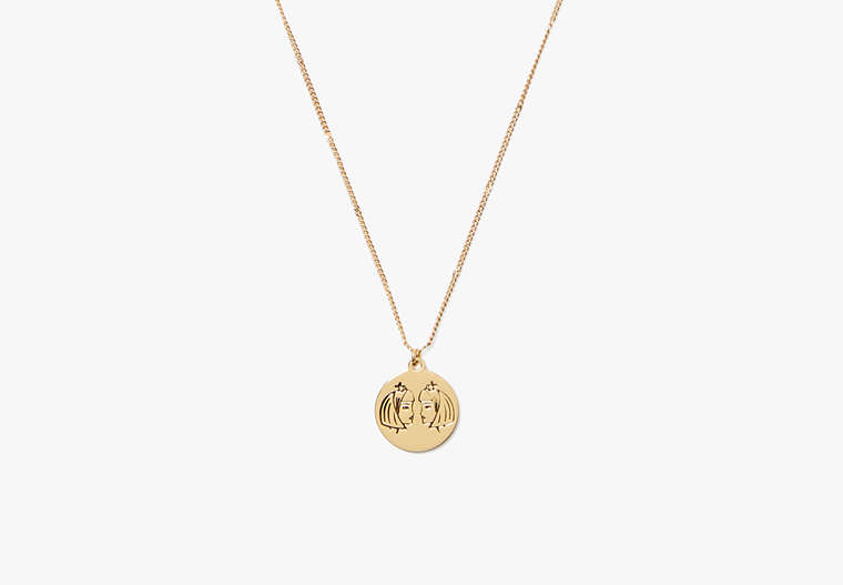 In The Stars Gemini Pendant, Gold, Product image number 0