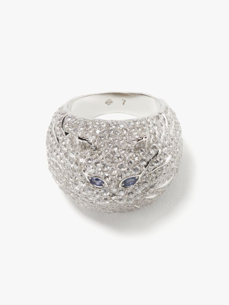 pretty kitty pavé ring, CLASSIC SADDLE, ProductTile