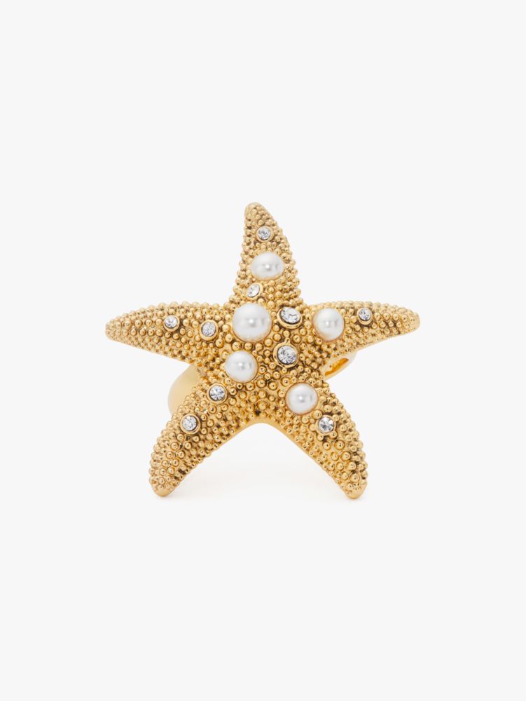 sea star starfish ring, GOLD MULTI, Product