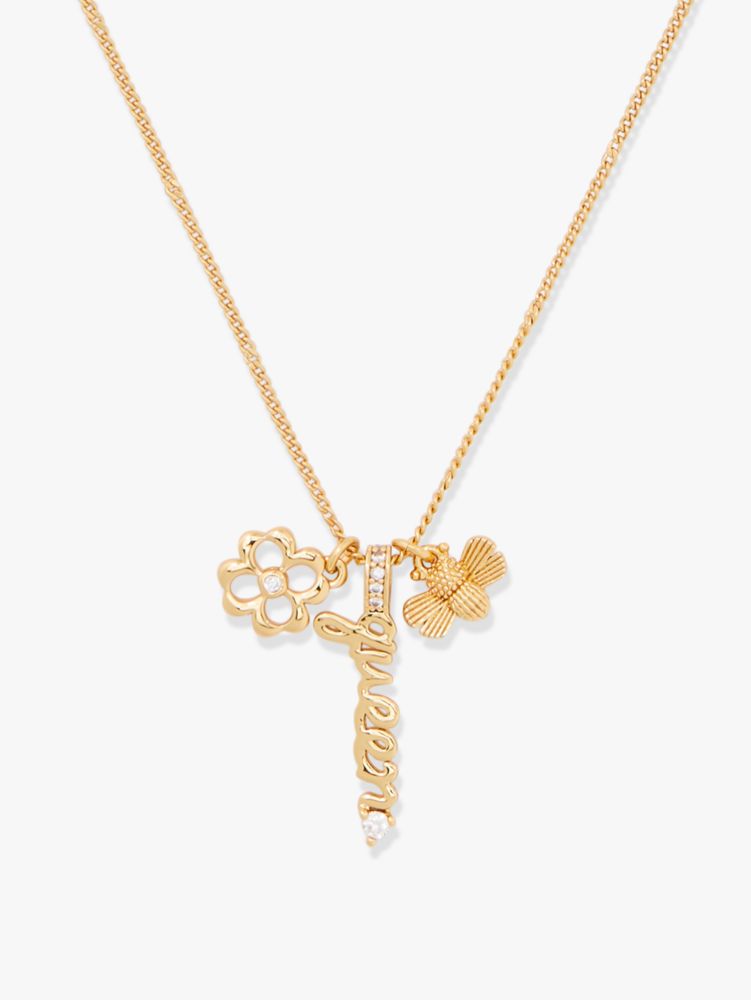 Love You, Mom Queen Bee Charm Pendant | Kate Spade New York