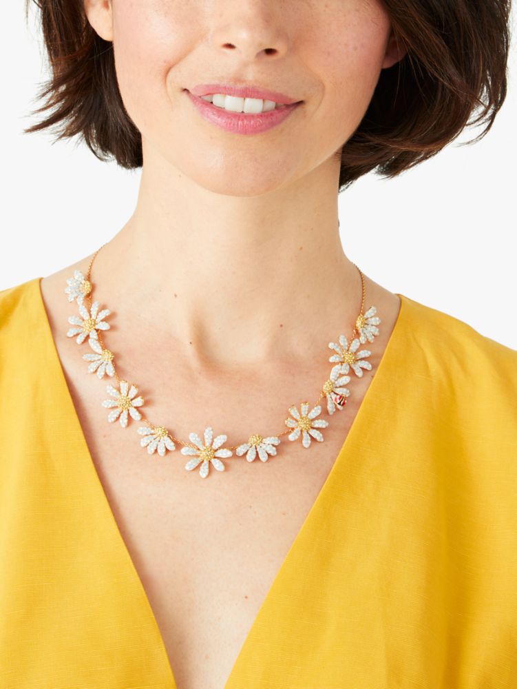 dazzling daisy statement necklace, OPAL, Product