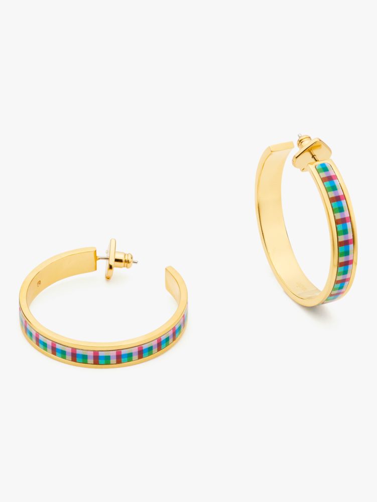 Kate Spade Heritage Spade Flower Hoops