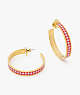 Heritage Spade Flower Hoops, Lava Falls, ProductTile