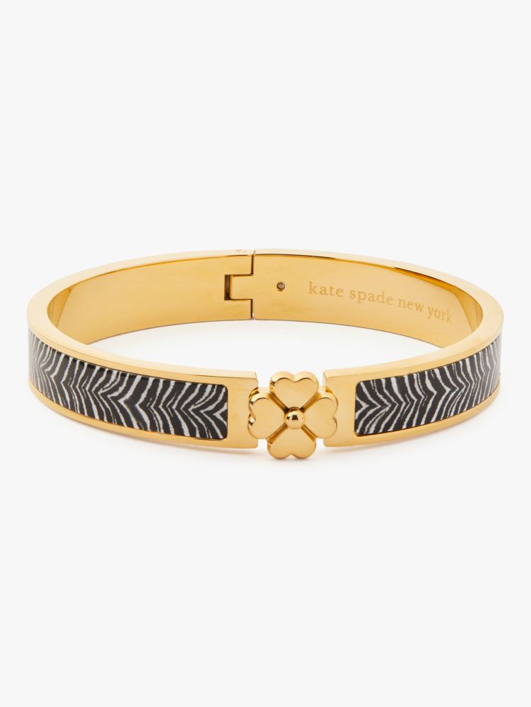 Heritage Spade Flower Hinged Bangle | Kate Spade New York