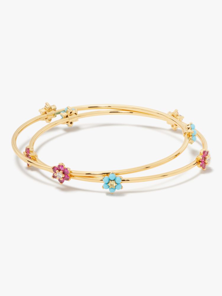 myosotis flower bangle set, MULTI, ProductTile