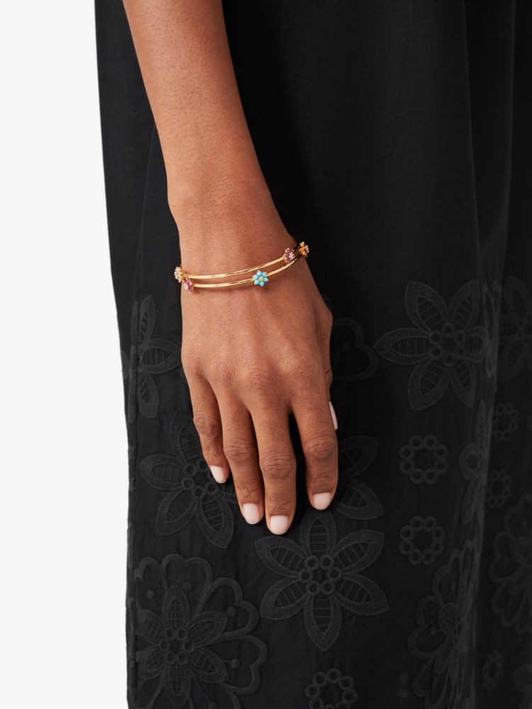 myosotis flower bangle set, MULTI, Product