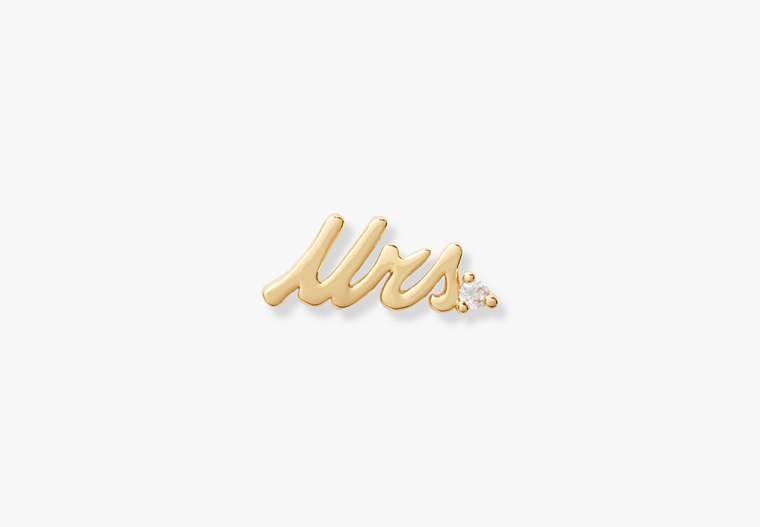 Say Yes Mrs Studs, Clear/Gold, Product