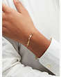 Say Yes Better Half Bracelet, Clear/Gold, Product
