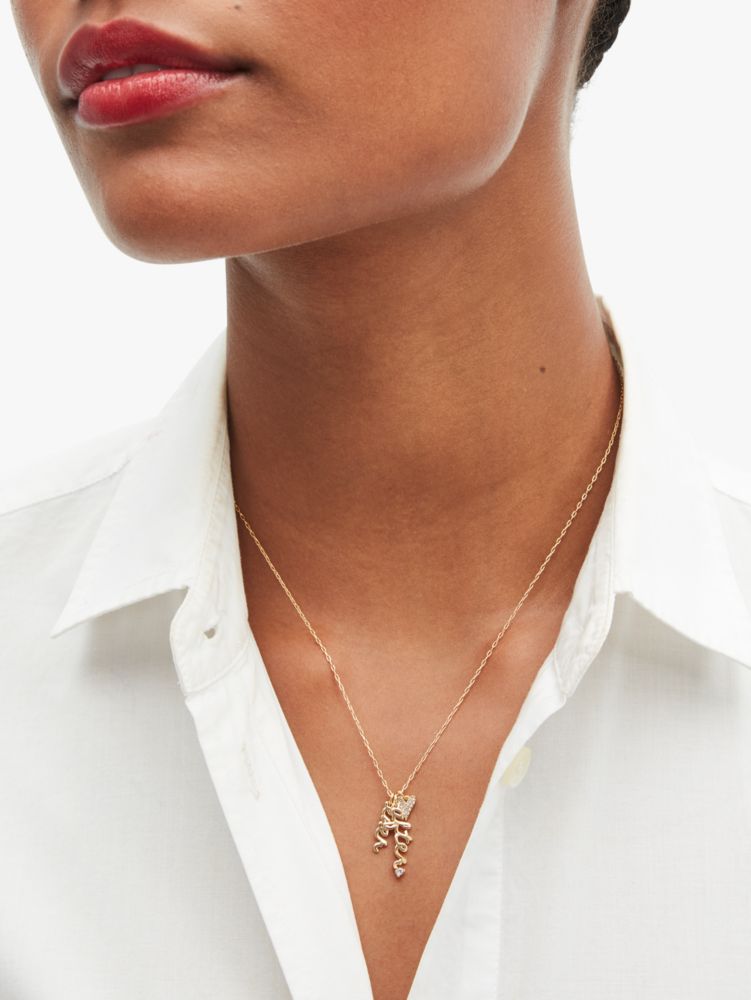 Say Yes Ever After Charm Necklace | Kate Spade New York