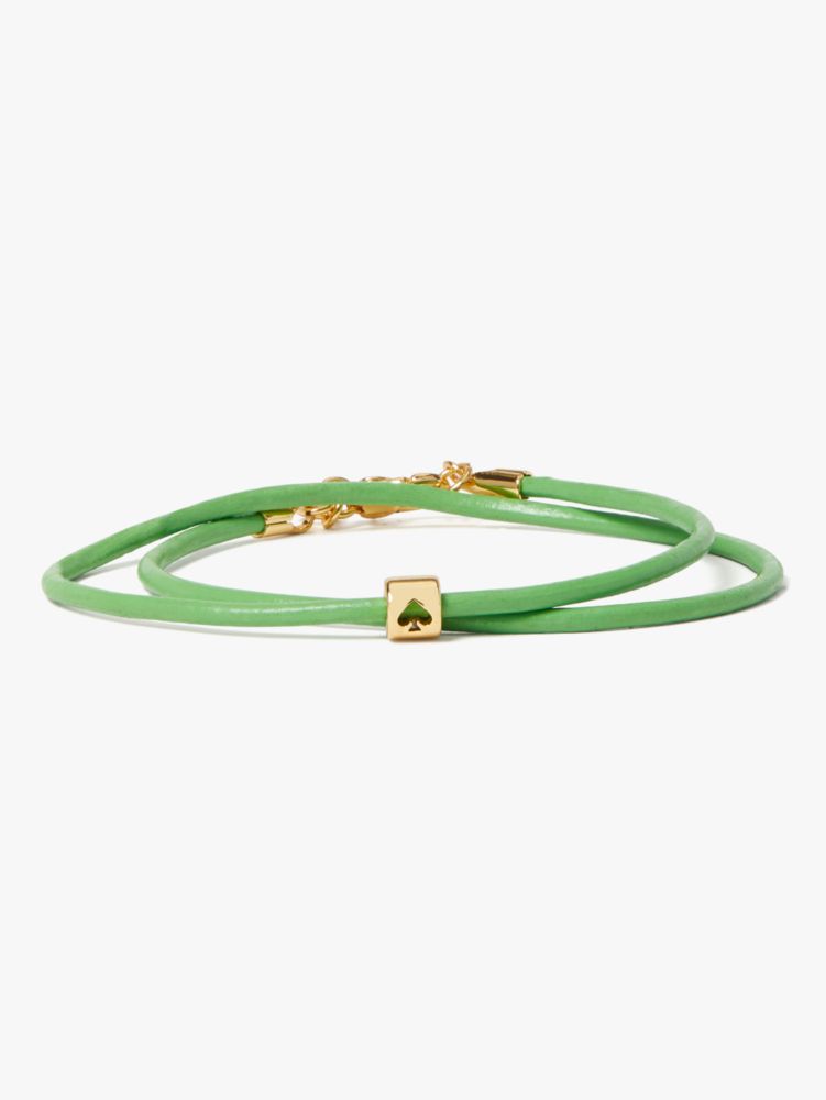 Wrapped Up Wrap Bracelet, Deep Jade, ProductTile