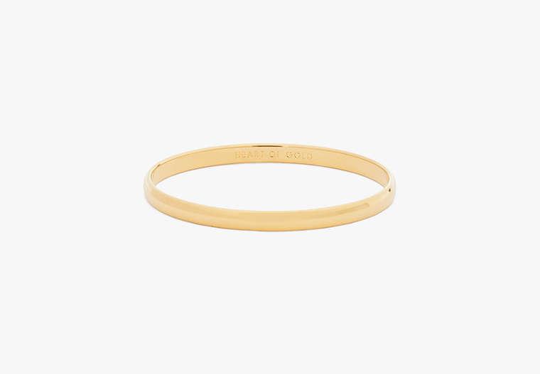 Heart Of Gold Idiom Bangle, Gold, Product