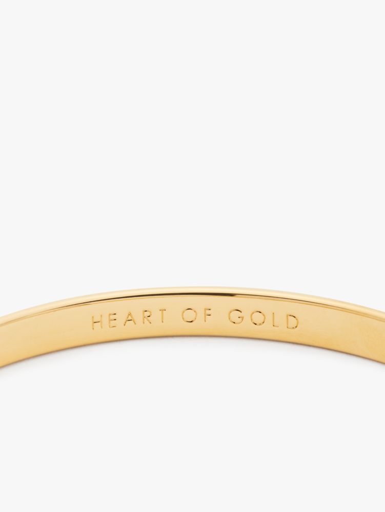 Women's gold heart of gold idiom bangle | Kate Spade New York UK