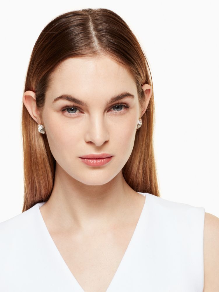 kate spade mini square stud earrings