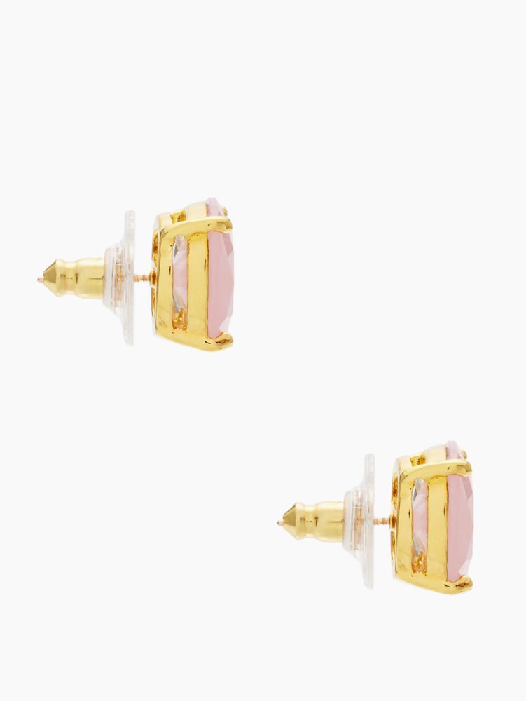 Small Square Studs, Light Pink, Product