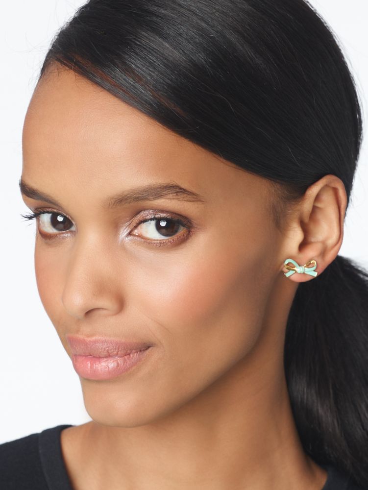 Skinny Mini Bow Studs | Kate Spade New York