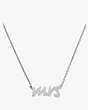 Say Yes Mrs. Necklace, Silver, Product