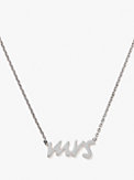 say yes "mrs" necklace, , s7productThumbnail