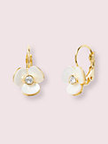 disco pansy leverback earrings, , s7productThumbnail