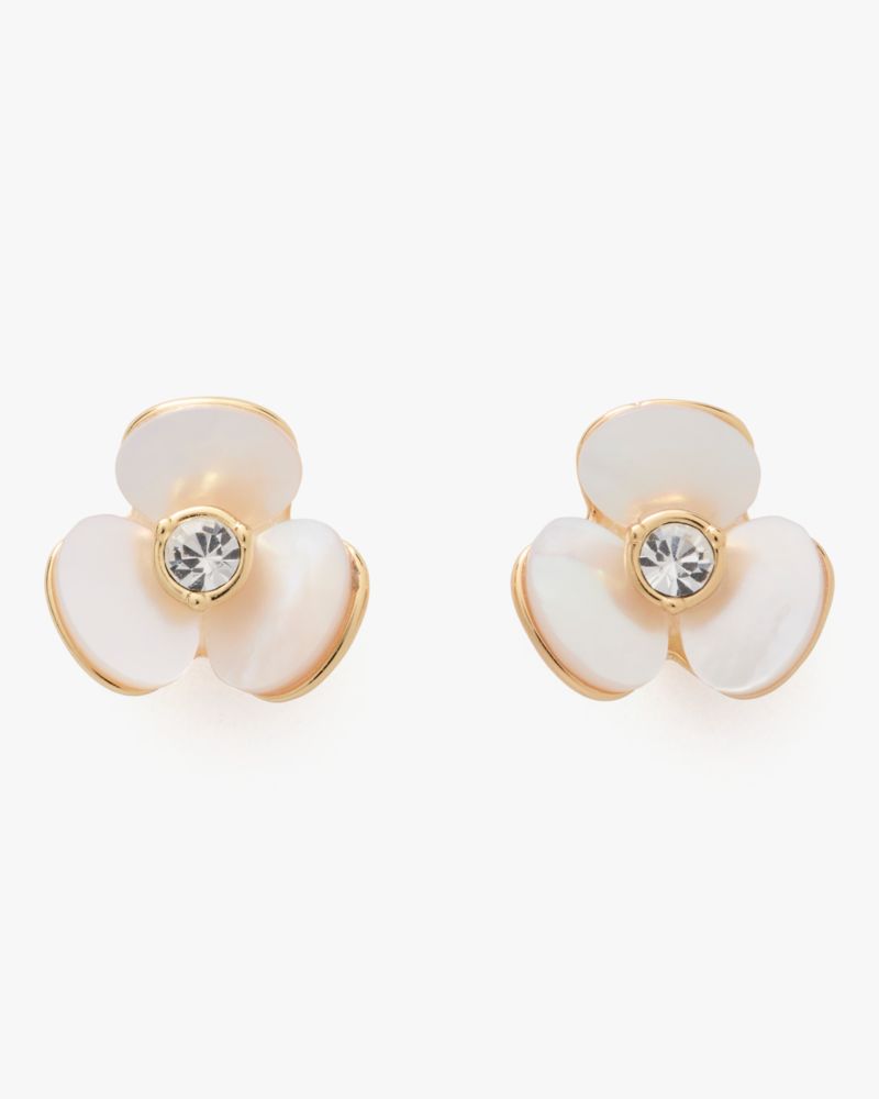 kate spade disco pansy earrings