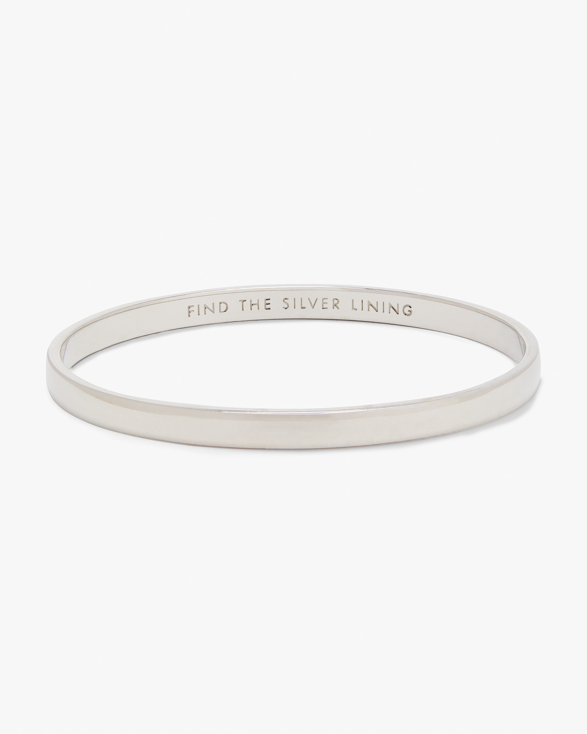 Kate Spade Find The Silver Lining Idiom Bangle