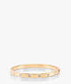 Set In Stone Hinged Bangle, Clear/Gold, ProductTile