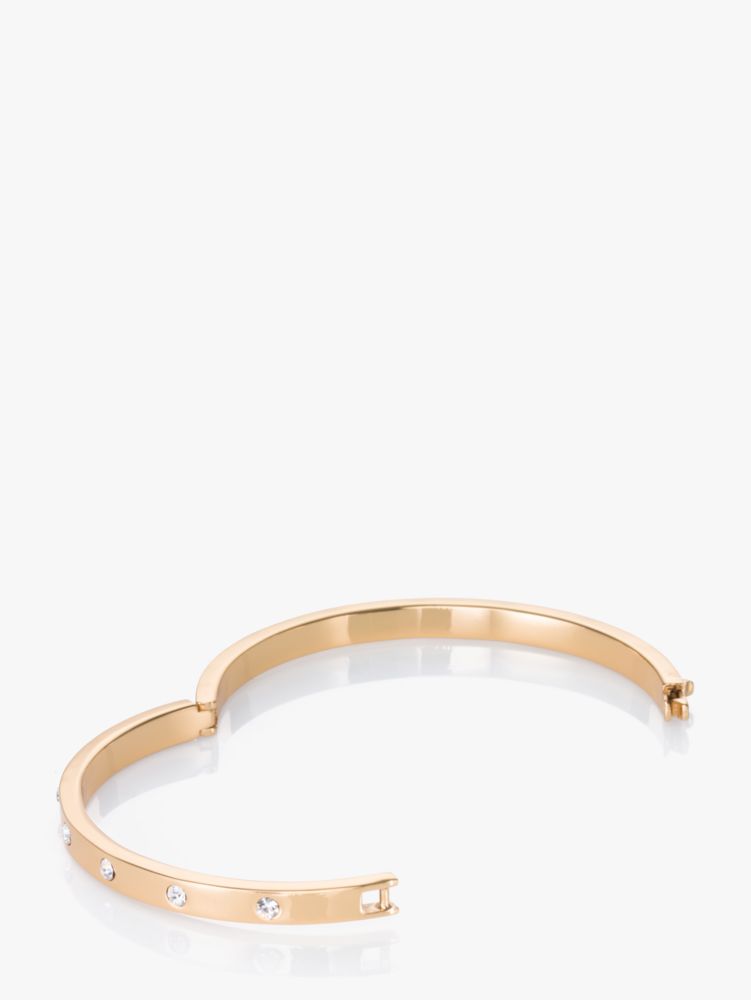 Kate Spade Set In Stone Hinged Bangle. 4