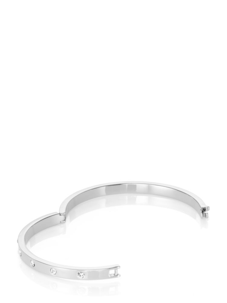 Kate Spade Set In Stone Hinged Bangle. 4