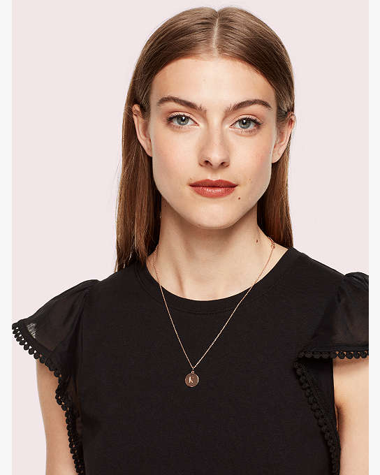 Top 91+ imagen kate spade a initial necklace