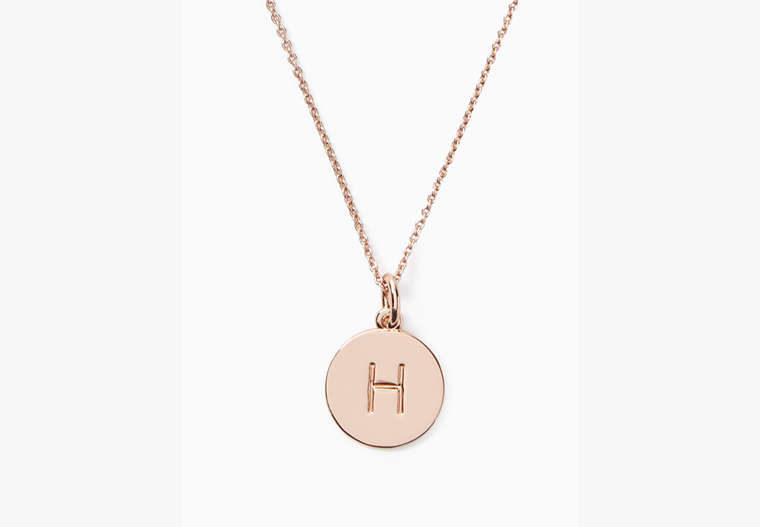 Initial Pendant, Rose Gold, Product