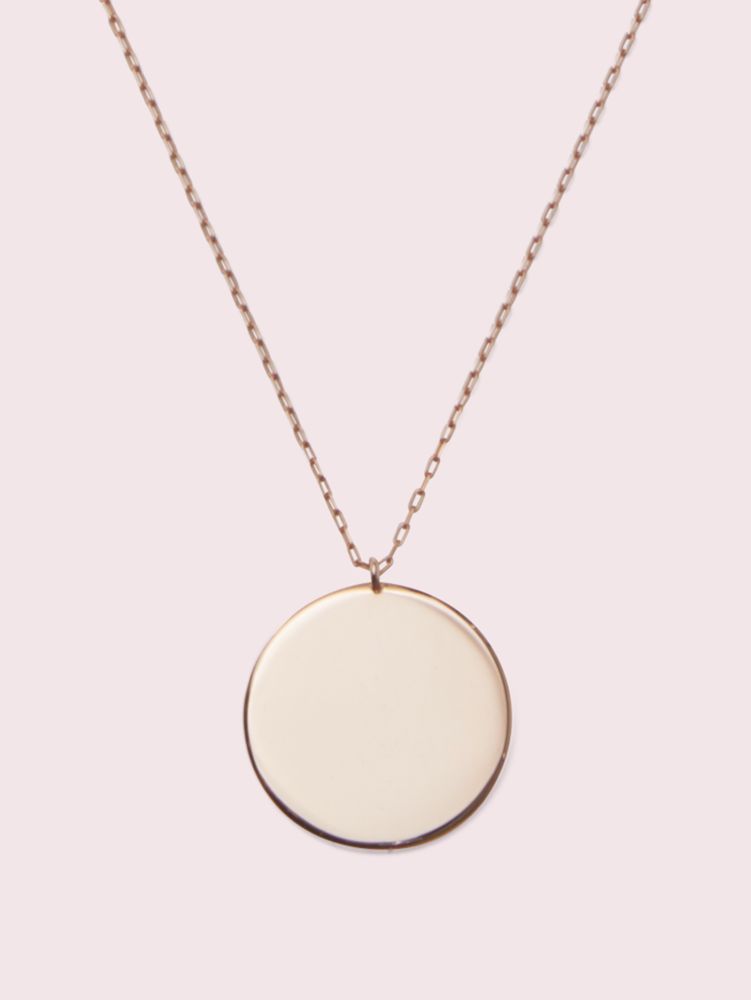 demi fine round pendant, ROSE GOLD, ProductTile