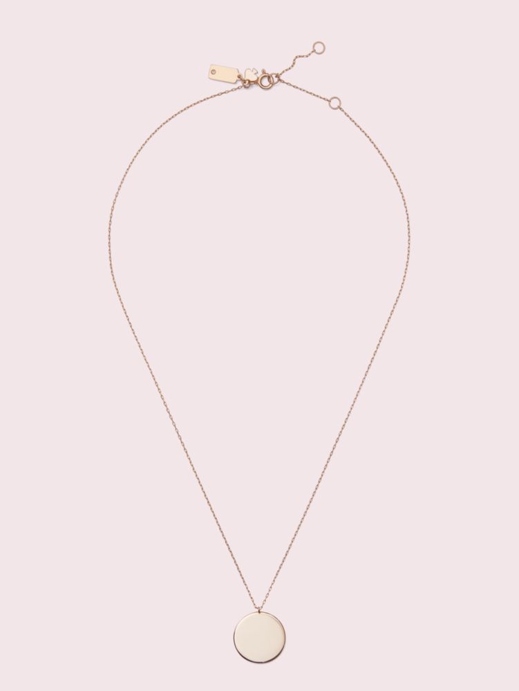 demi fine round pendant, ROSE GOLD, Product