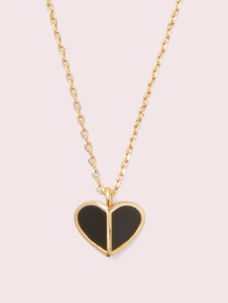 Heritage Spade Enamel Heart Mini Pendant | Kate Spade New York