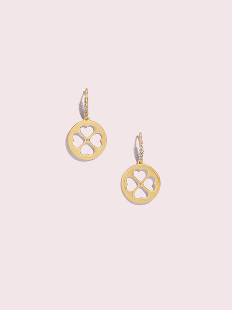 symbols spade floral drop earrings | Kate Spade New York