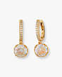 That Sparkle Pavé Mini Hoops, Ab/Gold, Product