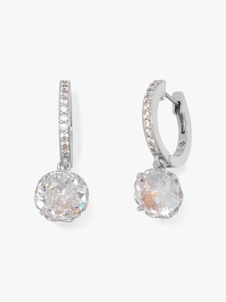 Kate Spade That Sparkle Pavé Mini Hoops. 1