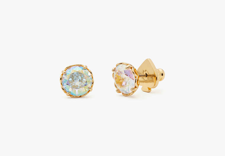 That Sparkle Round Earrings, Ab/Gold, Product