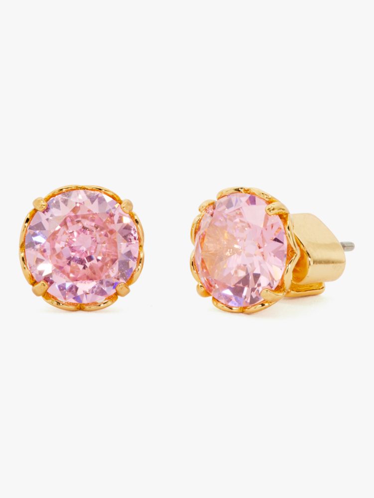 That Sparkle Round Earrings, Pink, ProductTile