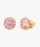 That Sparkle Round Earrings, Pink, ProductTile