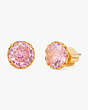 That Sparkle Round Earrings, Pink, Product