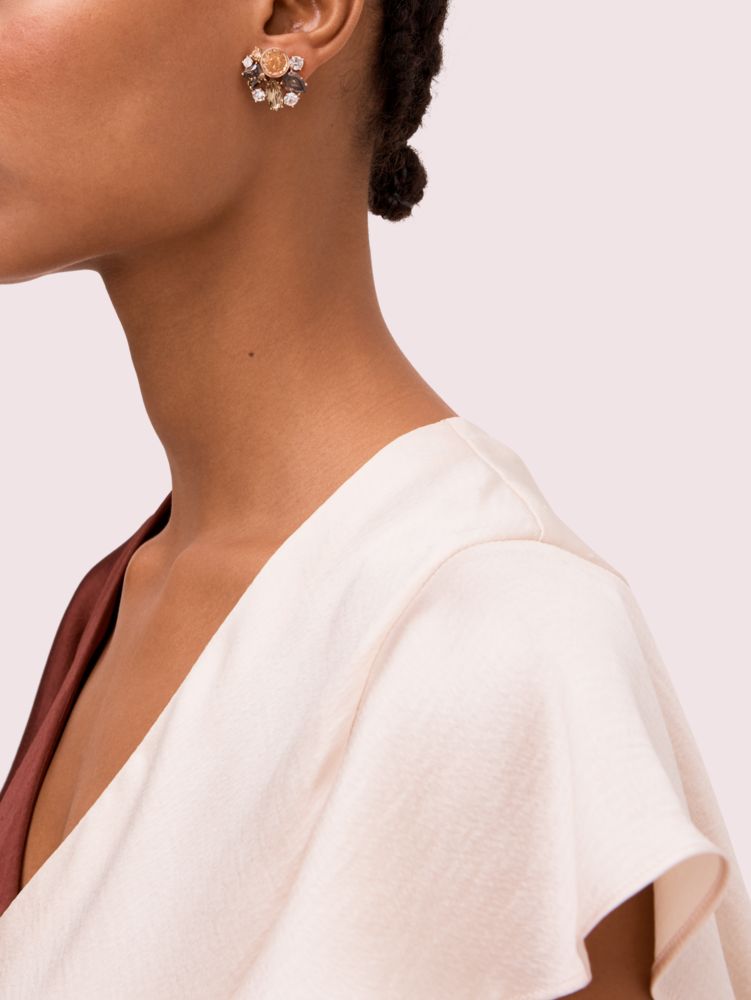 kate spade cluster studs