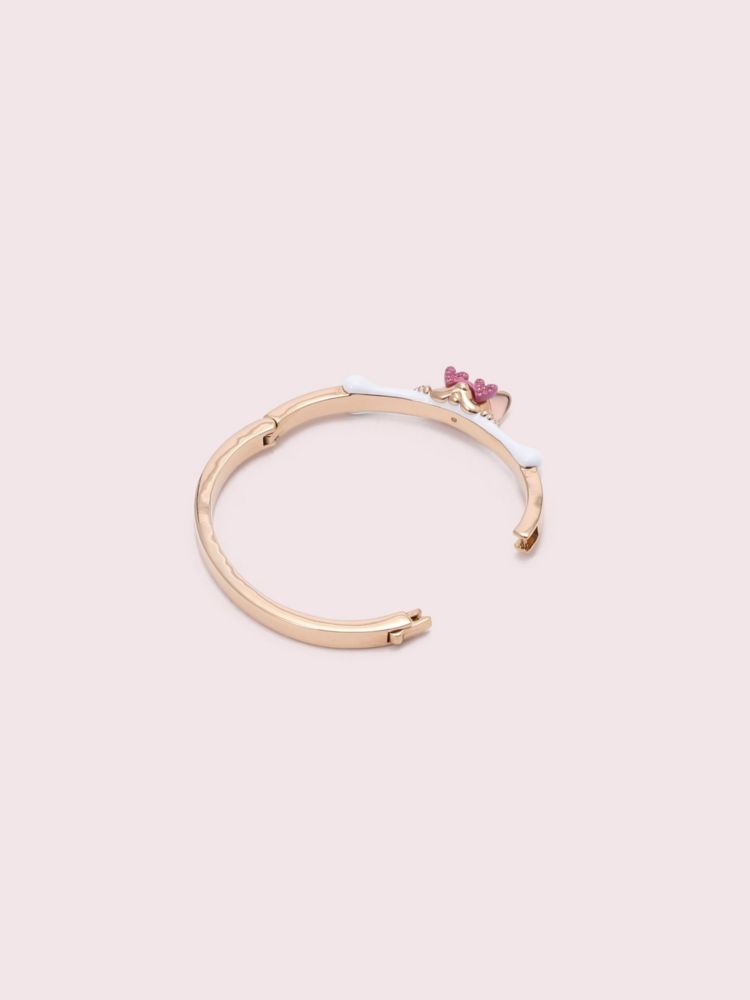 Francois French Bulldog Bangle, Rose Gold Multi, Product