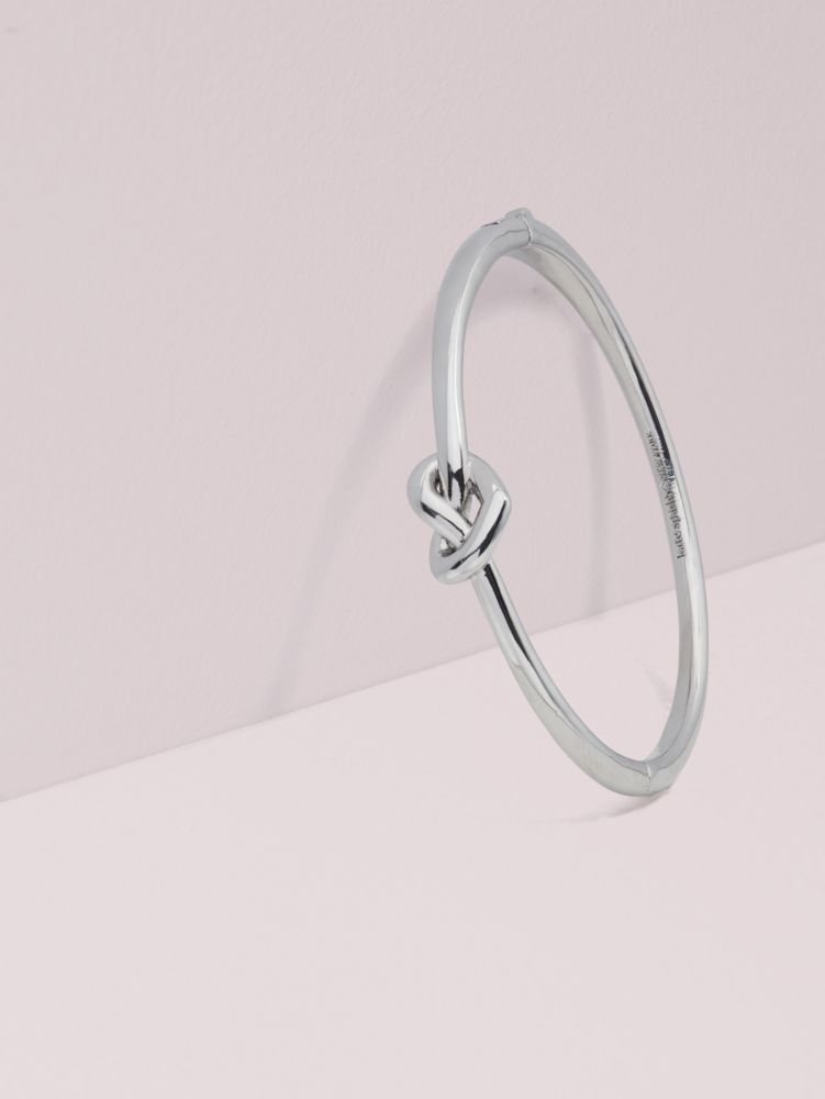 Loves Me Knot Bangle, Silver, Product