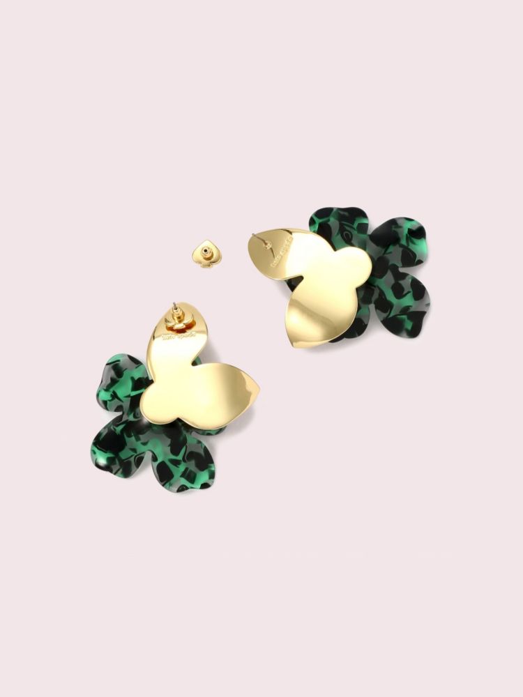 Petal Pushers Statement Studs, Mint Frosting, Product