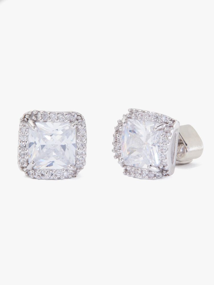 That Sparkle Princess Cut Large Studs, Classic Saddle, ProductTile