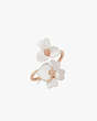 Precious Pansy Wrap Ring, Cream Multi/Rose Gold, Product