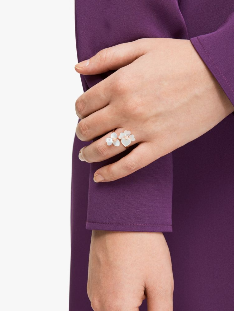 Kate Spade Precious Pansy Wrap Ring. 2