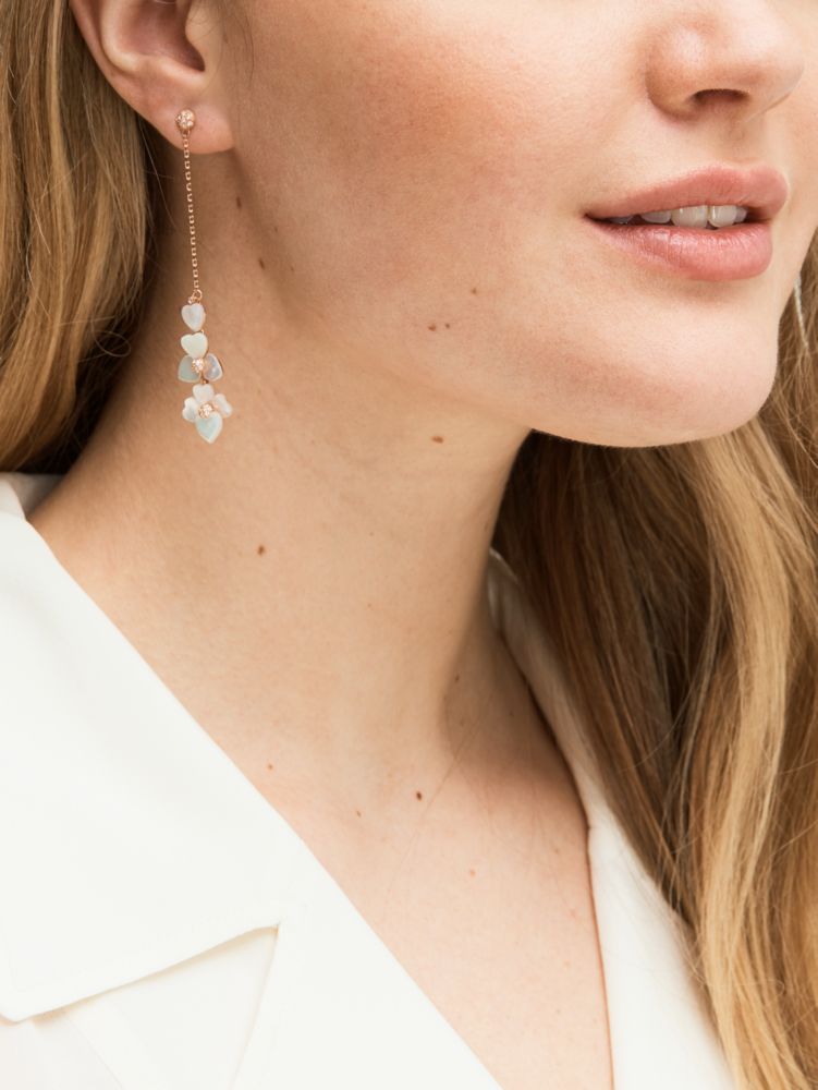 Precious Pansy Linear Earrings | Kate Spade New York